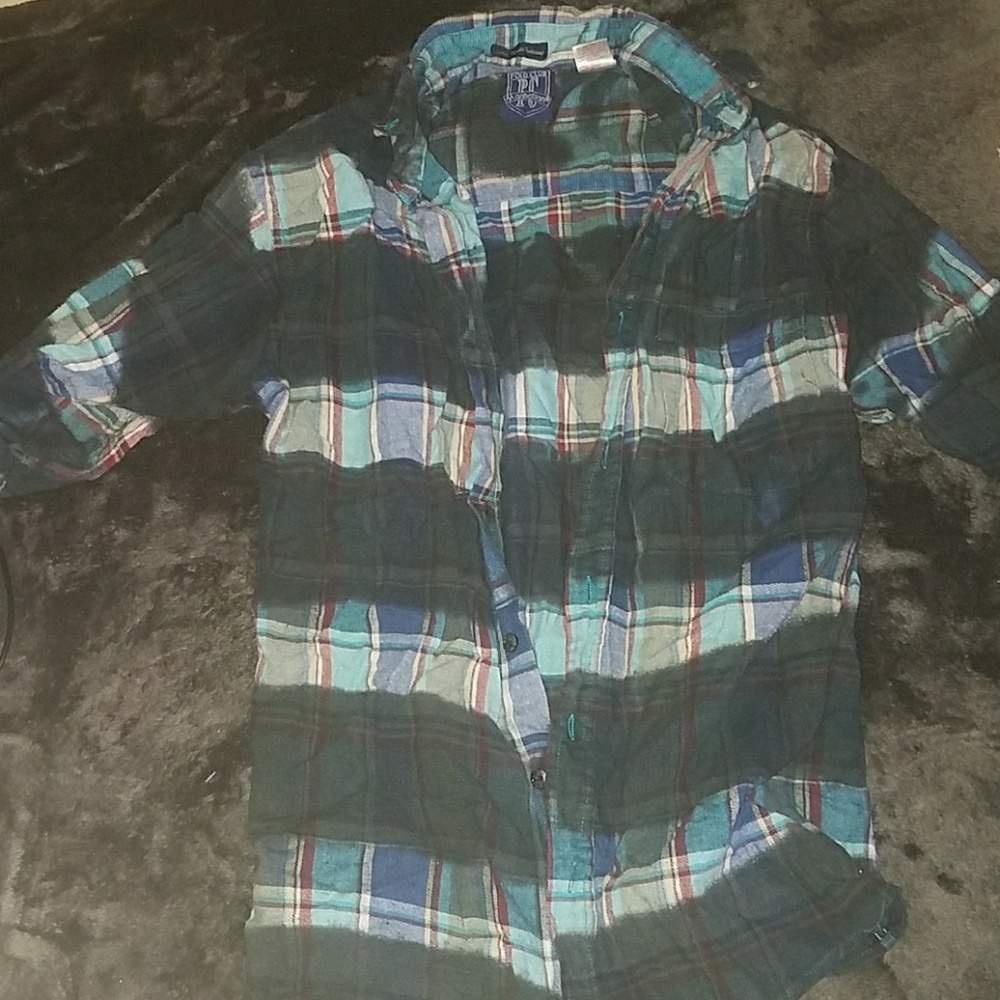 Plaid button up